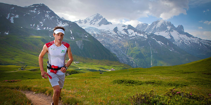 The Mont-Blanc marathon course. © Gaetan Haugeard