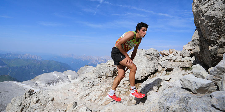Kilian Jornet, winner, Dolomites SkyRace. ©iancorless.com