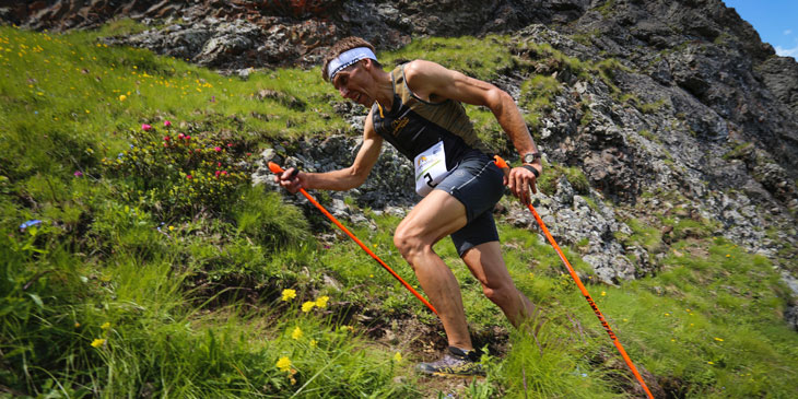 Dolomites Vertical Kilometer winner, Urban Zemmer. (c)iancorless.com