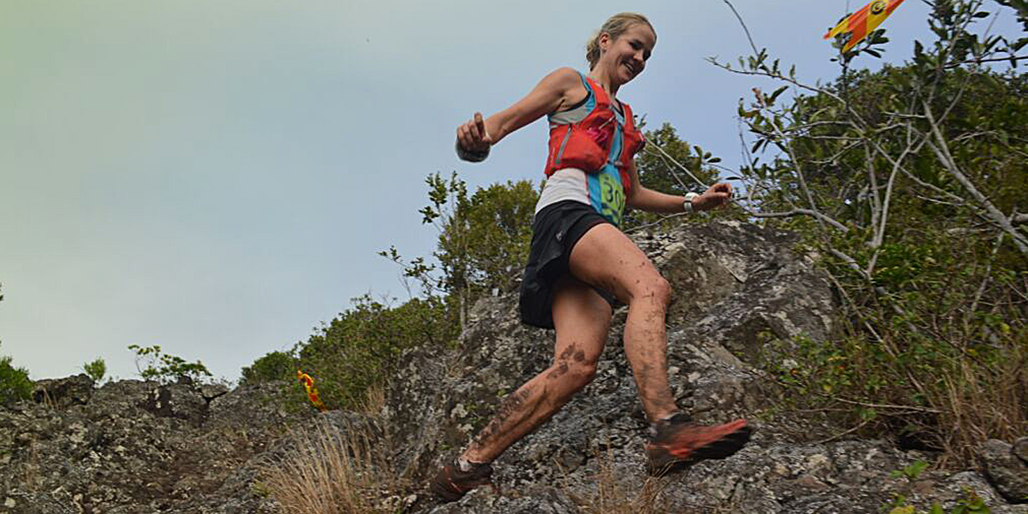 Landie Greyling takes the gold for S Africa, Dodo Trail. (c)Dominique Chelin