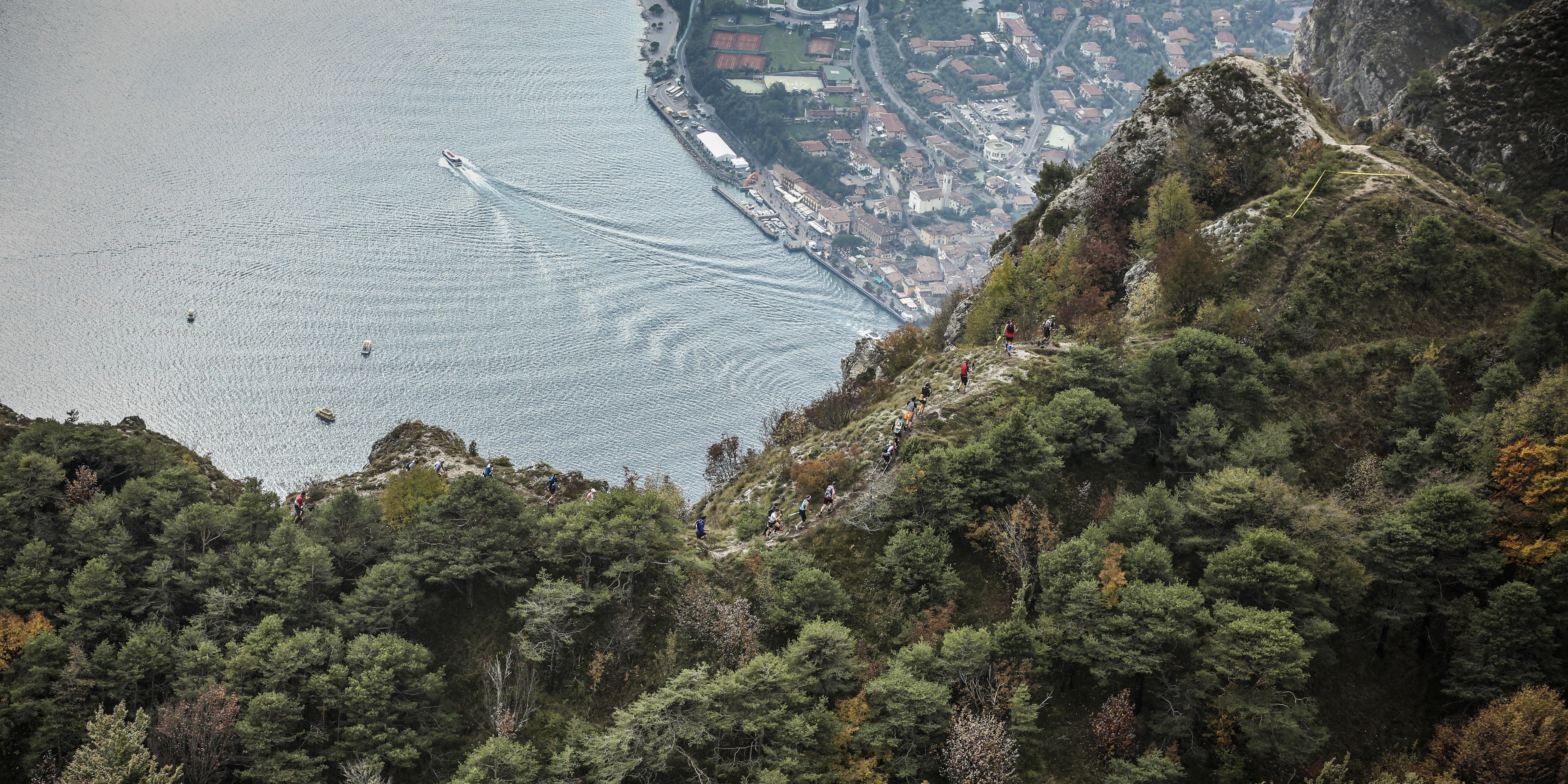 A long way down to the lake. Limone Extreme. (c)iancorless.com