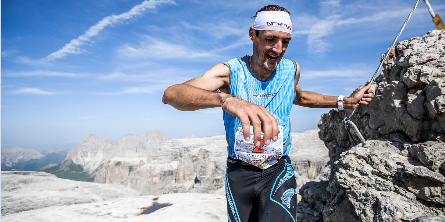Tadei Pivk, 2015 Dolomites SkyRace winner. (c)iancorless.com